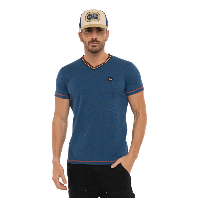 T-shirt homme col VRegular fit en Mesh