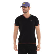 T-shirt homme col VRegular fit en Mesh