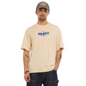 T-shirt homme col rond relax fit slub en jersey California