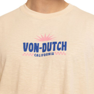T-shirt homme col rond relax fit slub en jersey California - Photo 2