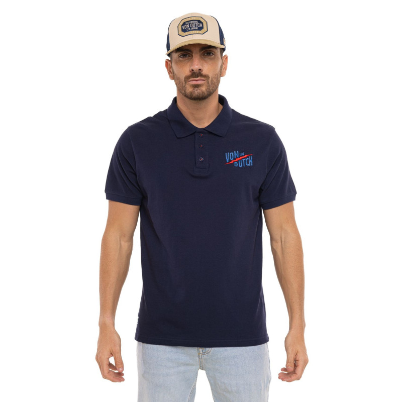 Polo homme maille piquée avec broderie East - Photo 1