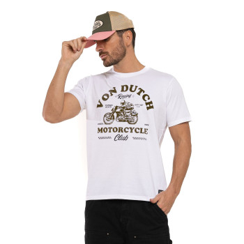 Tee Shirt Blanc coupe Regular Col rond CITY | Homme - Vondutch