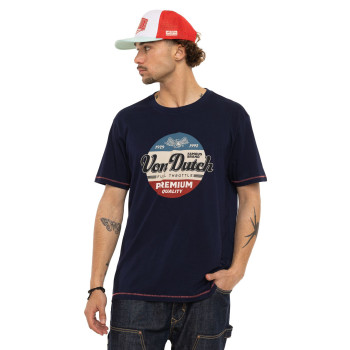 Tee Shirt Bleu coupe Regular Col rond FULL | Homme - Vondutch
