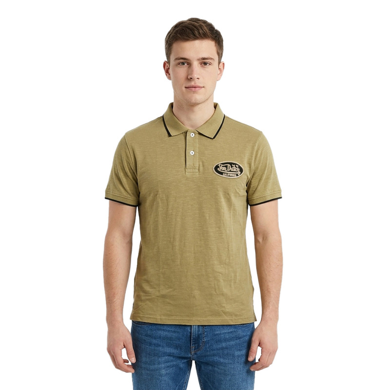 Polo Jaune coupe Régular Col boutonné LOS | homme - Vondutch | Von Dutch