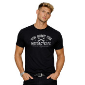 Tee Shirt Noir coupe Régular Col rond LOG | Homme - Vondutch | Von Dutch
