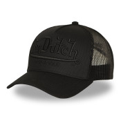Casquette Vondutch Noire Trucker Snapback EMBROIDERY | Von Dutch