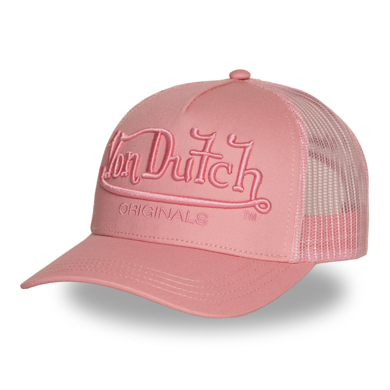 Casquette Vondutch Rose Trucker Snapback EMBROIDERY | Von Dutch