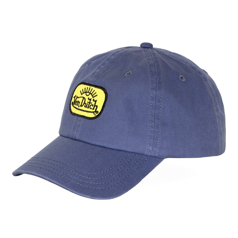 Casquette Vondutch Bleue Dad cap Strapback / Boucle LOG | Von Dutch
