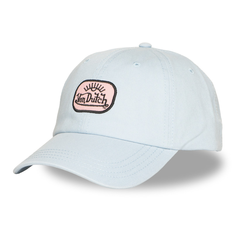 Casquette Vondutch Bleue Dad cap Strapback / Boucle LOG | Von Dutch