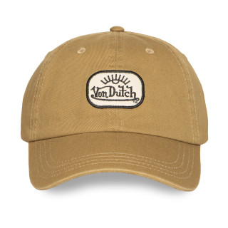 Casquette Vondutch Marron Dad cap Strapback / Boucle LOG | Von Dutch
