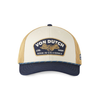 Casquette Vondutch Beige Trucker Snapback SEMI-CURVED | Von Dutch
