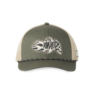 Casquette Vondutch Kaki Trucker Snapback SEMI-CURVED | Von Dutch