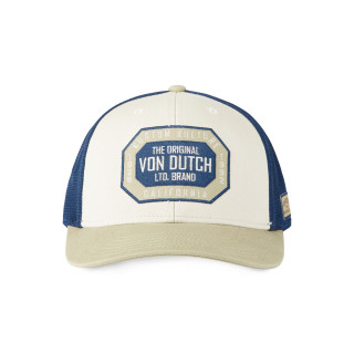 Casquette Vondutch Beige Trucker Snapback SEMI-CURVED | Von Dutch
