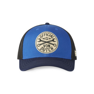 Casquette Vondutch Bleue Trucker Snapback SEMI-CURVED | Von Dutch