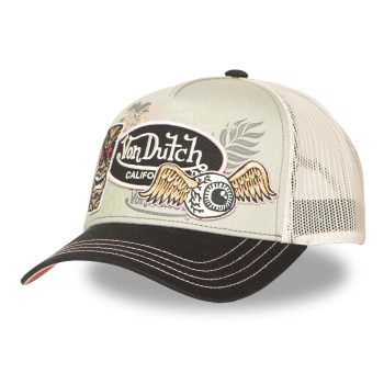 Casquette Vondutch Grise Trucker Snapback PATCHES