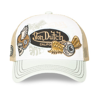 Casquette Vondutch Verte Trucker Snapback PATCHES | Von Dutch