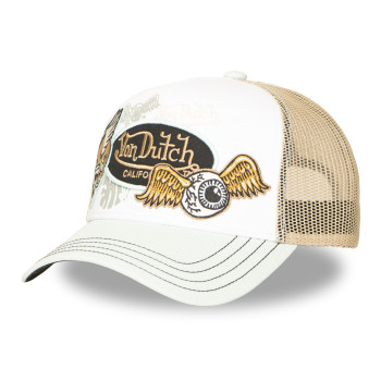 Casquette Vondutch Verte Trucker Snapback PATCHES