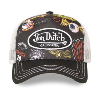 Casquette Vondutch Noire Trucker Snapback SUBLI | Von Dutch