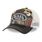 Casquette Vondutch Noire Trucker Snapback SUBLI | Von Dutch