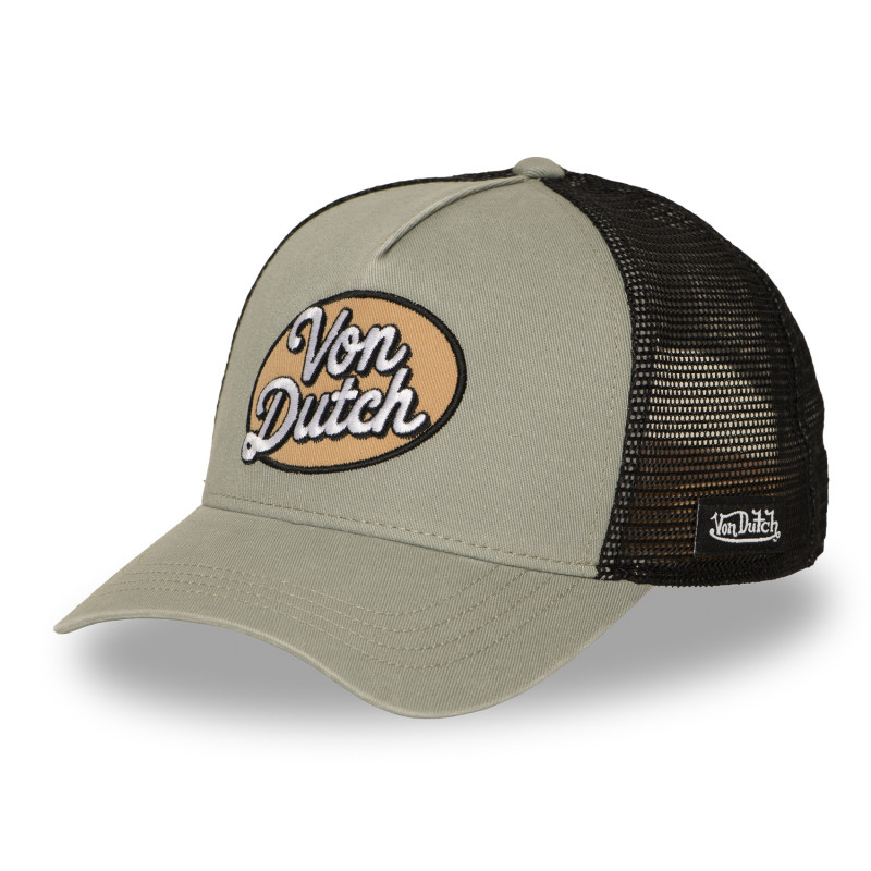 Casquette Baseball avec filet et écusson brodé Acid Wash