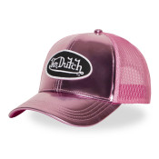 Casquette baseball avec filet en vinyl brillant avec écusson Shiny | Von Dutch