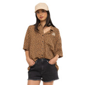 Chemise coupe Oversize Manches courtes Marron BEAST | Femme - Vondutch | Von Dutch