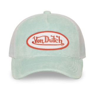 Casquette Verte Trucker Snapback en Velours KYLIE | Vondutch | Von Dutch