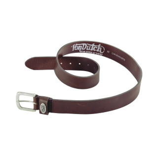 Ceinture en cuir de vachette Marron clair | Von Dutch | Von Dutch