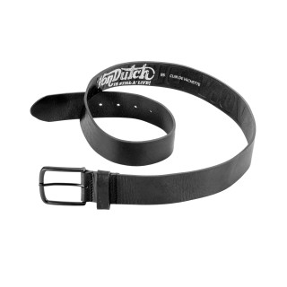 Ceinture en cuir de vachette avec boucle Noir | Von Dutch | Von Dutch