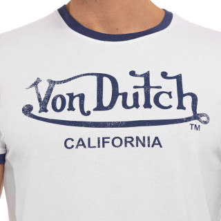 Tee Shirt Blanc coupe Régular Col rond BLAST | Homme - Vondutch | Von Dutch