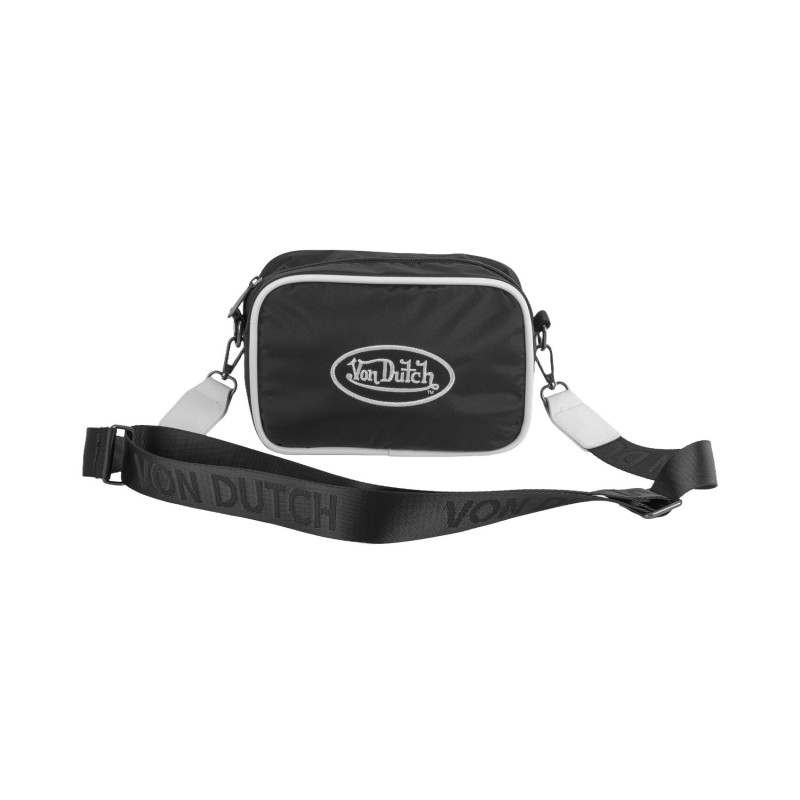 Sacoche en nylon avec patch brodé bandoulière réglable amovible | Von Dutch | Von Dutch