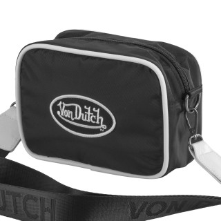Sacoche en nylon avec patch brodé bandoulière réglable amovible | Von Dutch | Von Dutch
