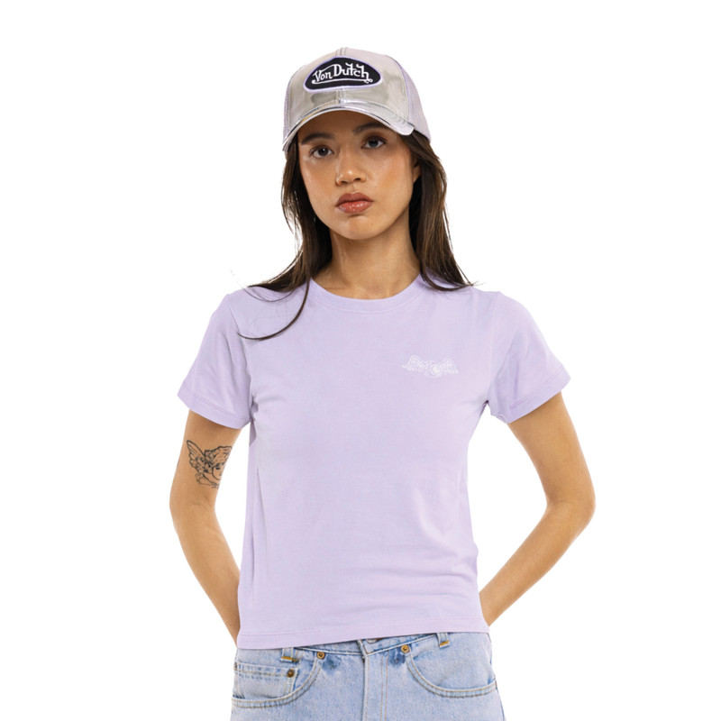Tee Shirt Violet coupe Régular Col rond APRIL | Femme - Vondutch | Von Dutch