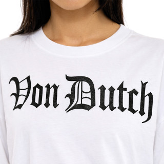 Tee Shirt Blanc coupe Oversize Col rond VANESS | Femme - Vondutch | Von Dutch