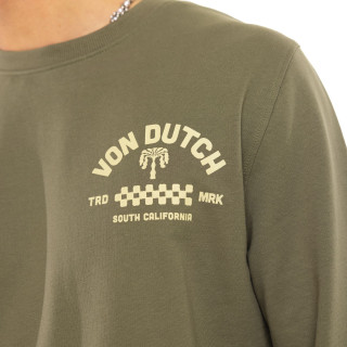 Sweat Sans capuche Kaki CURVE | Homme - Vondutch | Von Dutch