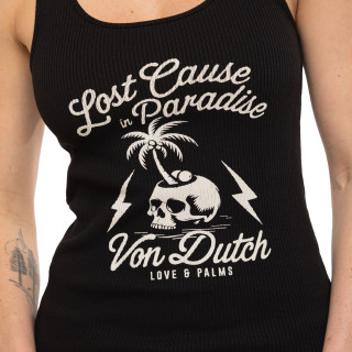 Débardeur Noir coupe Régular LOST Femme | Vondutch | Von Dutch