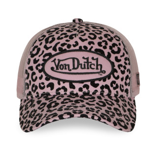 Casquette baseball Velvet avec print et broderie Leopard Rose | Von Dutch | Von Dutch