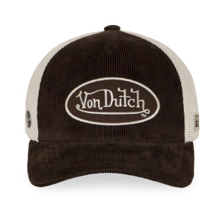 Casquette baseball premium filet en velours côtelé et patch | VonDutch | Von Dutch