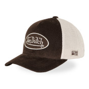 Casquette baseball premium filet en velours côtelé et patch | VonDutch | Von Dutch
