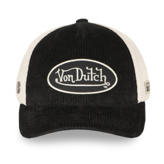 Casquette baseball premium filet en velours côtelé et patch | VonDutch | Von Dutch