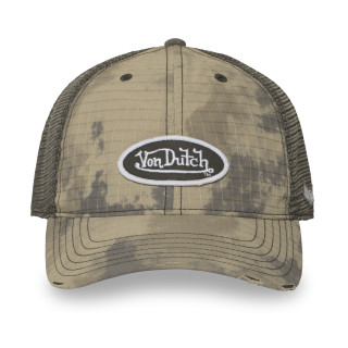 Casquette baseball filet en ripstop effet usé avec patch Mac kamo | VonDutch | Von Dutch