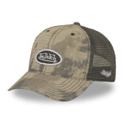 Casquette baseball filet en ripstop effet usé avec patch Mac kamo | VonDutch | Von Dutch