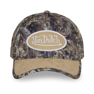 Casquette baseball imprimée nature avec patch Real Kamo | VonDutch | Von Dutch