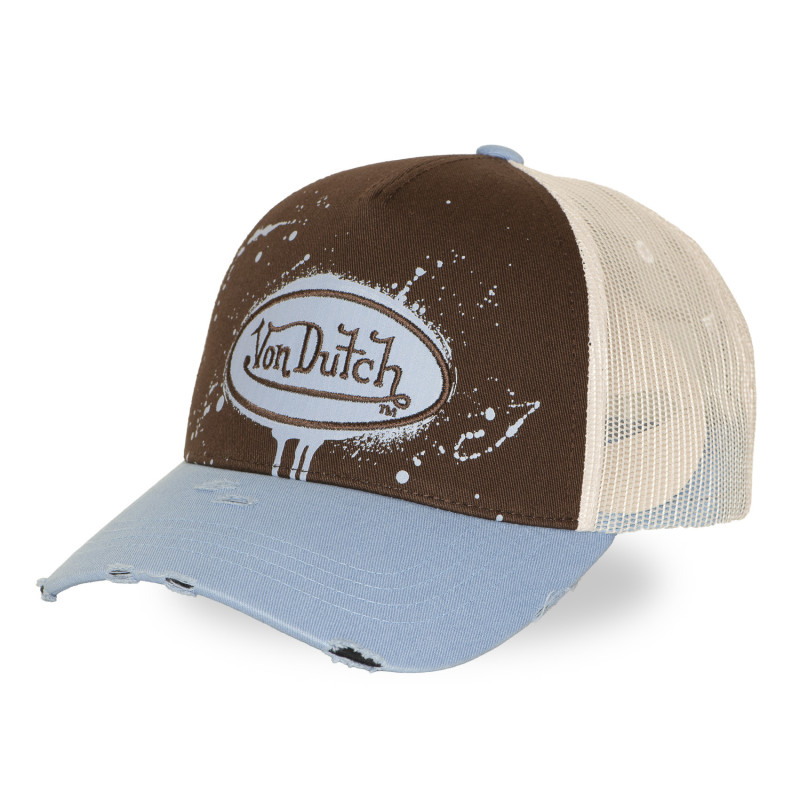 Casquette baseball effet usé avec broderie et print | VonDutch | Von Dutch