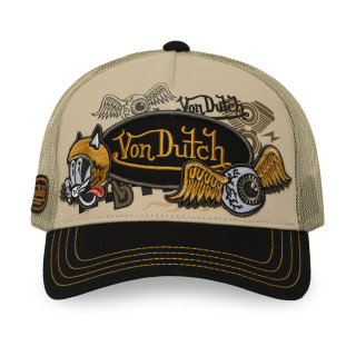 Casquette trucker filet avec patch et print | VonDutch | Von Dutch