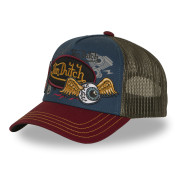 Casquette trucker filet avec patch et print | VonDutch | Von Dutch
