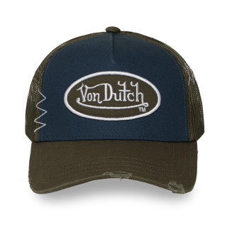 Casquette trucker avec filet effet usé avec filet et patch | VonDutch | Von Dutch