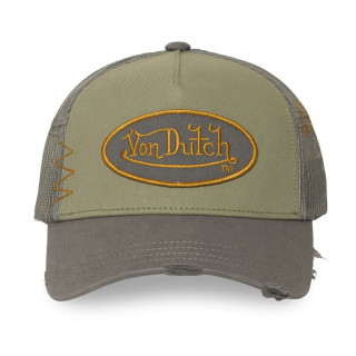 Casquette trucker avec filet effet usé avec filet et patch | VonDutch | Von Dutch