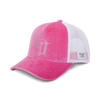 Casquette baseball Velvet avec logo en Strass | VonDutch | Von Dutch