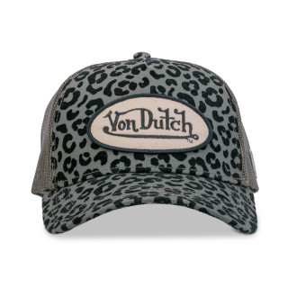 Casquette baseball Velvet avec print et broderie Leopard | VonDutch | Von Dutch